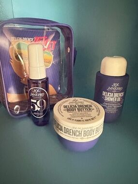 Sol de Janeiro Delicia Drench Bath & Body Set - Purple No 59